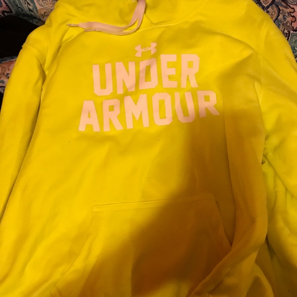 Under Armour Yellow Hoodie